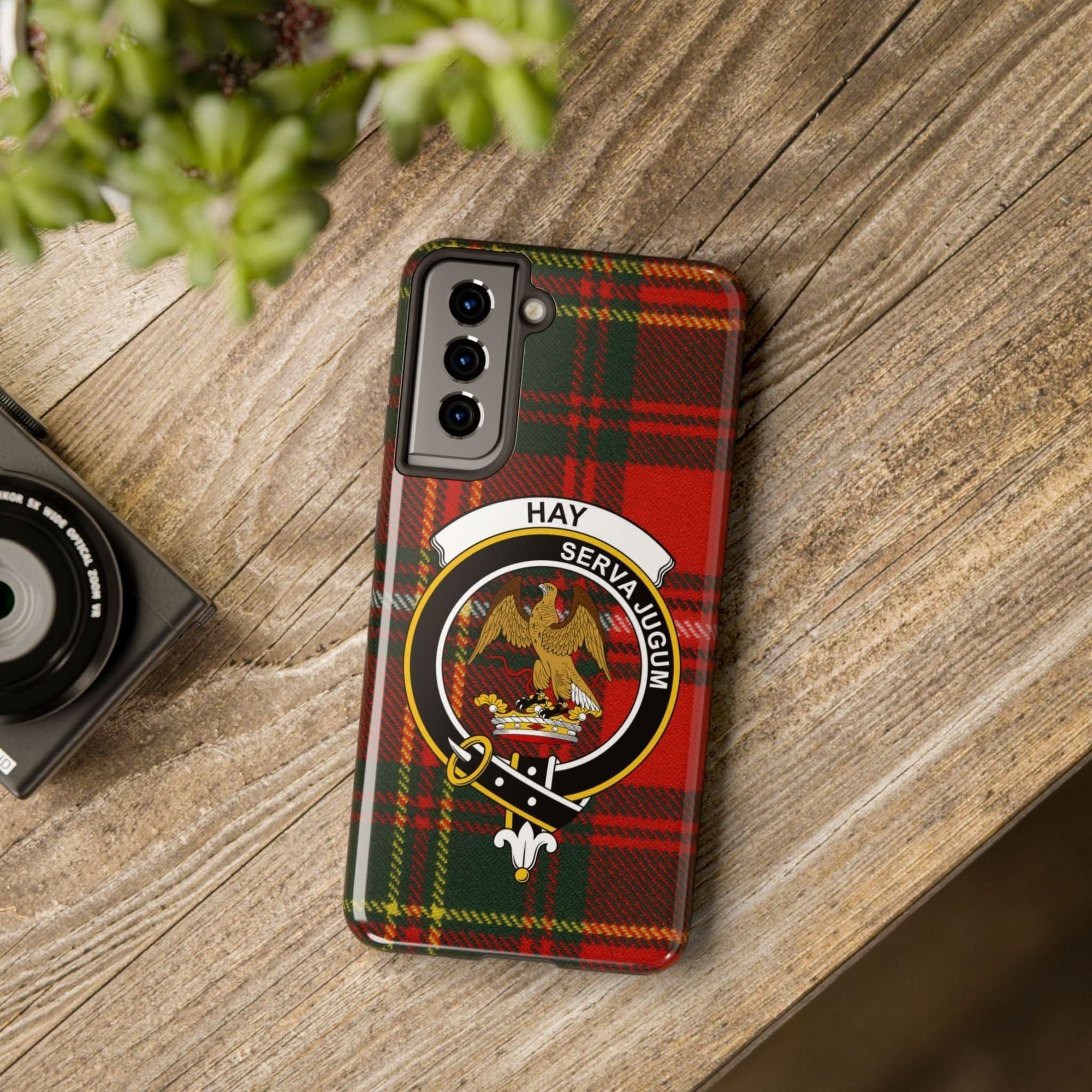 Hay Clan Scottish Tartan Cell Phone Case - Celtic Ancestry Gifts