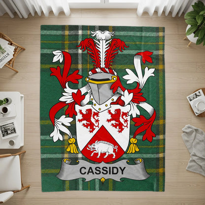 Cassidy Family Crest Heritage Display Rug product type