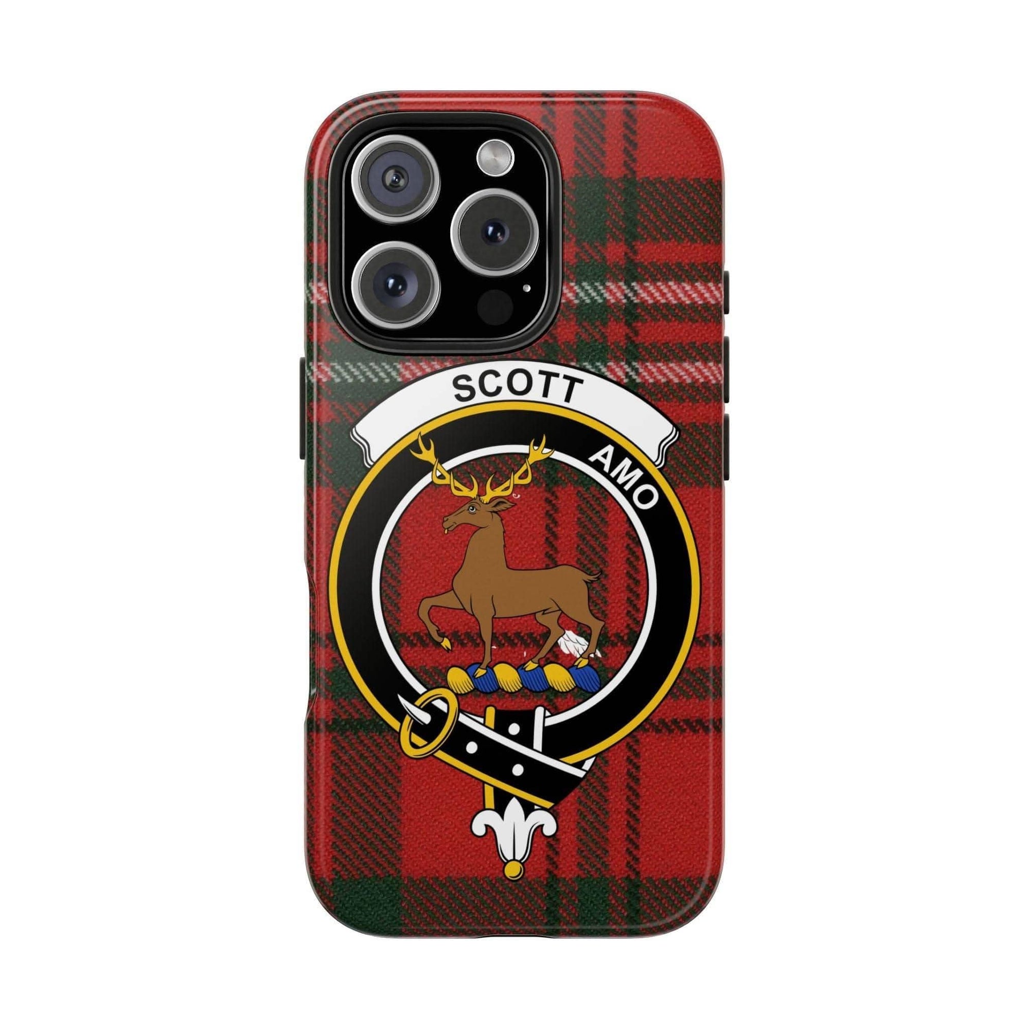 Scott Amo Clan Tartan Plaid Cell Phone Case - Celtic Ancestry Gifts