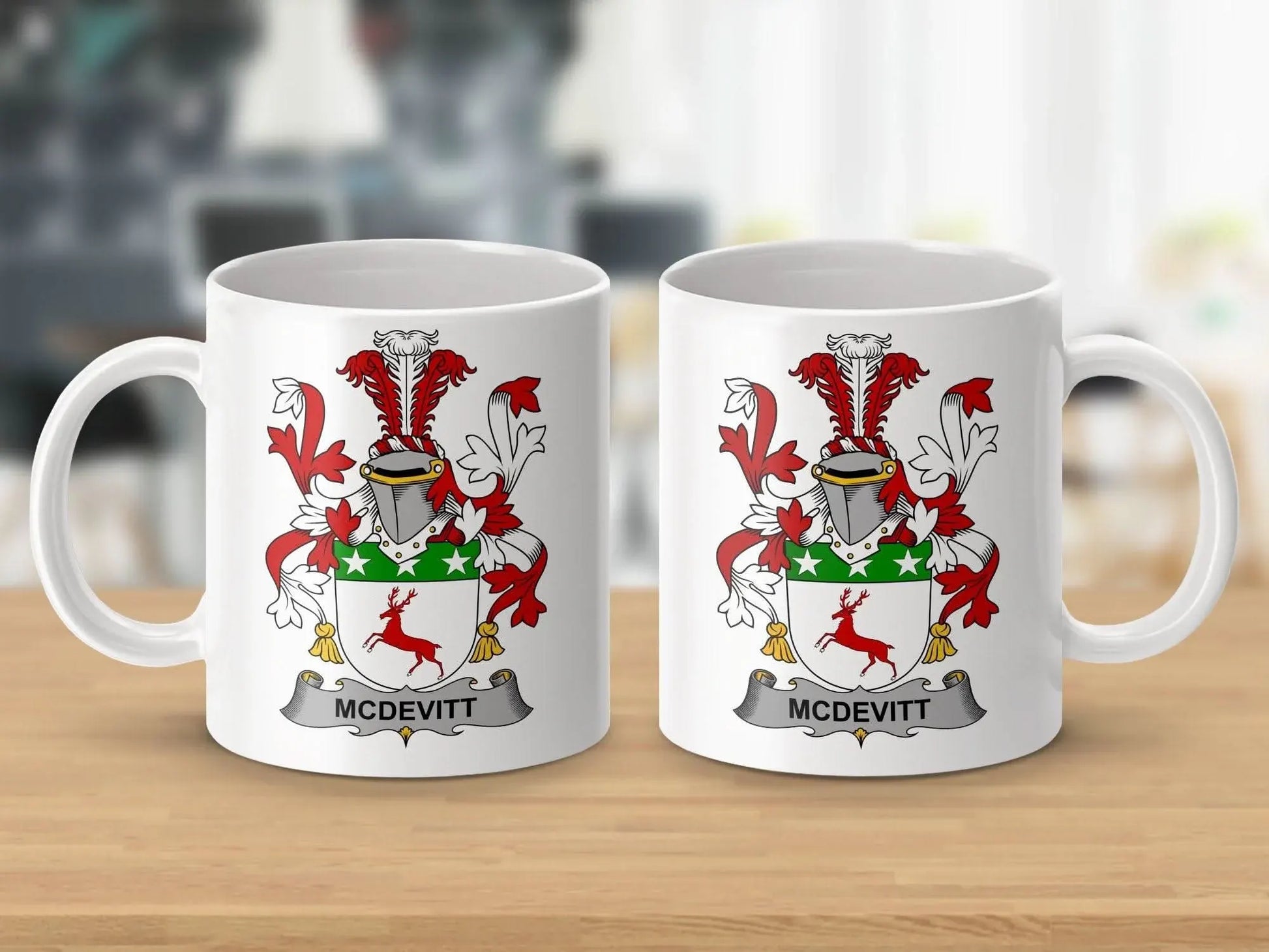 McDevitt Irish Family Crest Novelty Mug - Celtic Ancestry Gifts
