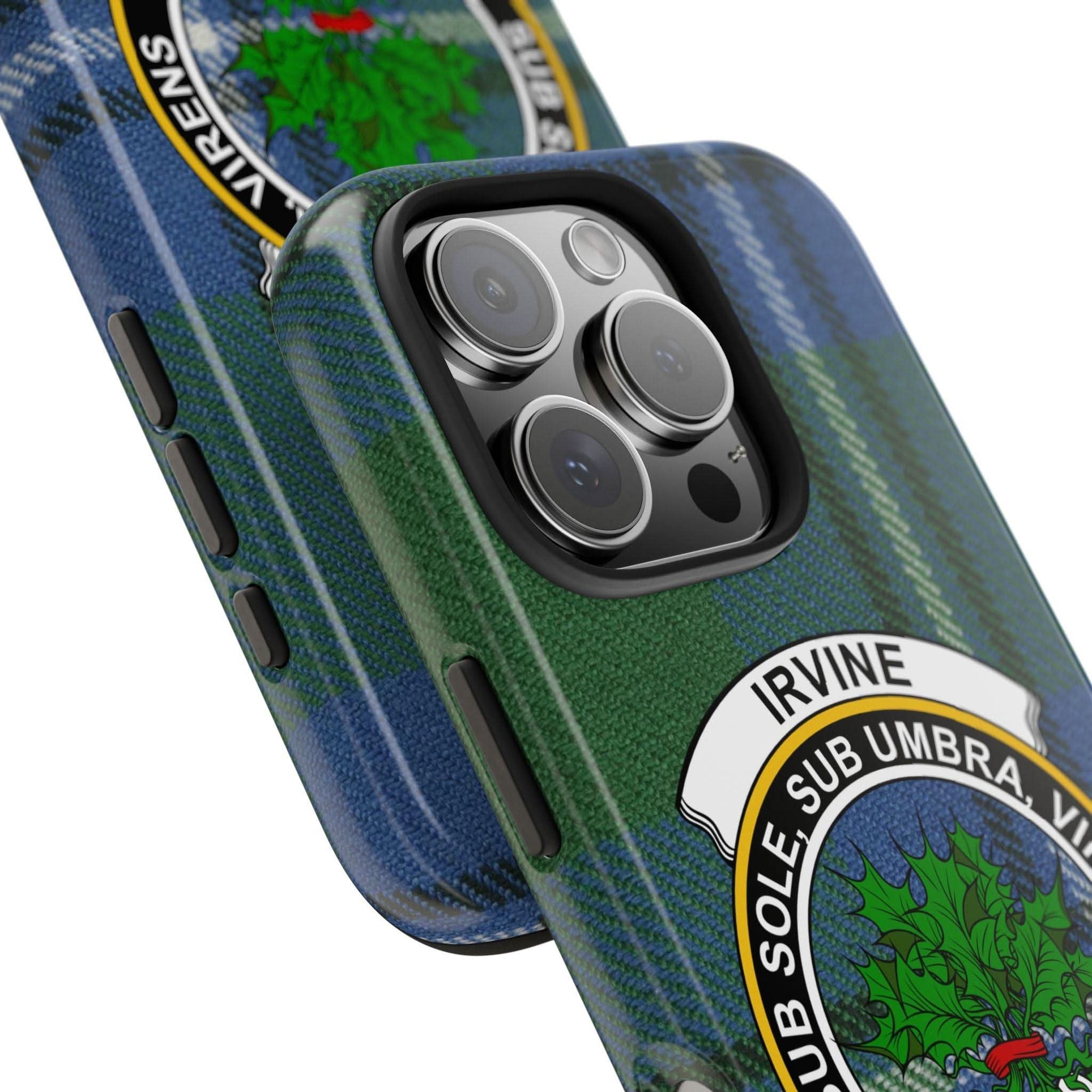 Irvine Clan Scottish Tartan Cell Phone Case - Celtic Ancestry Gifts