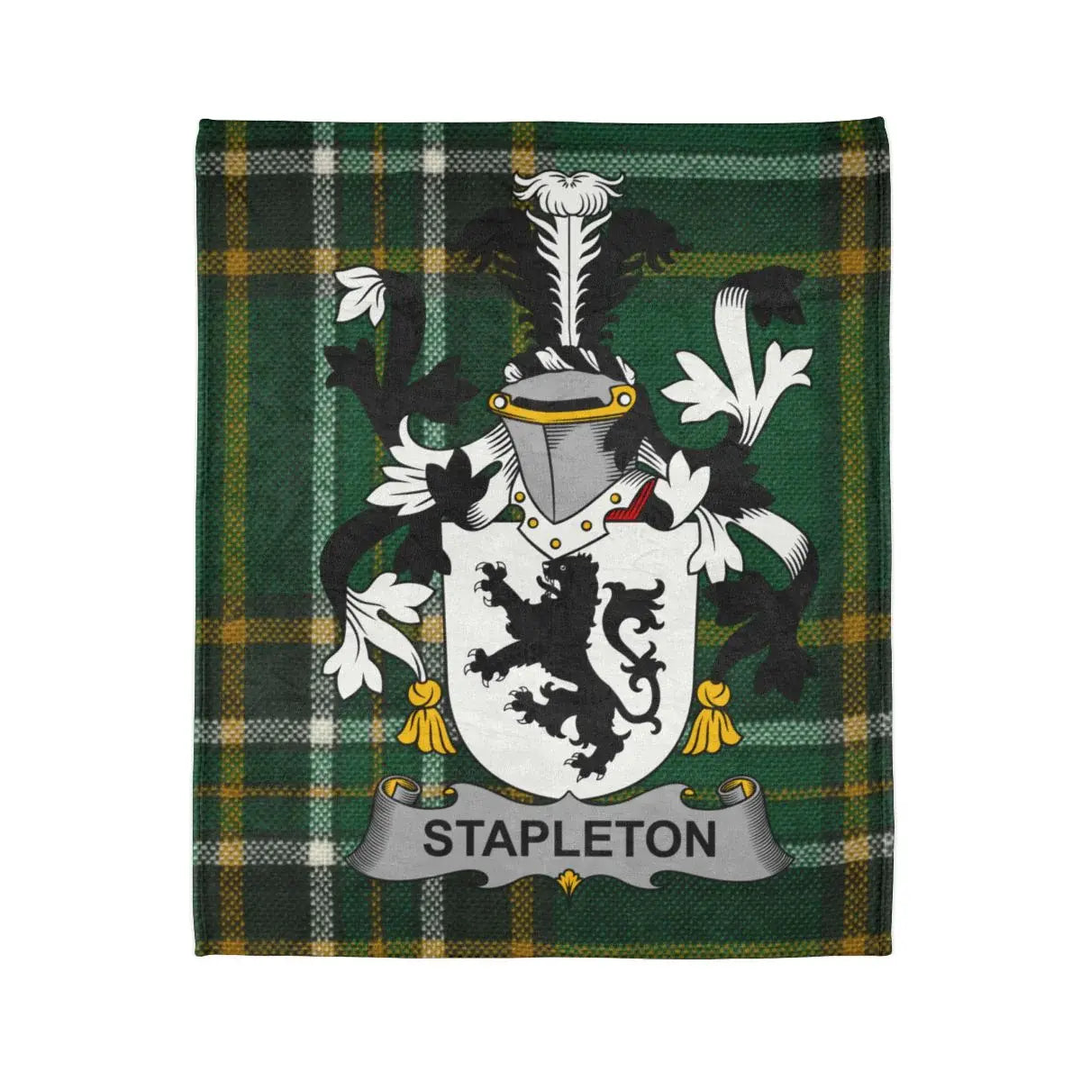 Stapleton Family Crest Plaid Design Blanket product