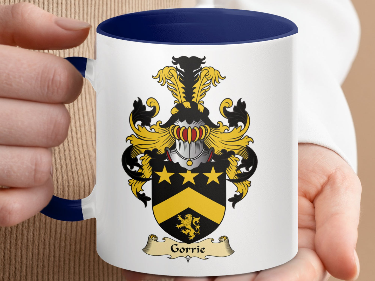 Gorrie Clan Crest Family Heritage Collectible Coffee Mug - Living Stone Gifts