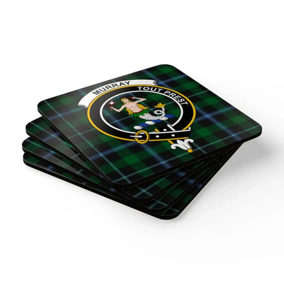 Murray Tout Pret Tartan Clan Crest Coaster product