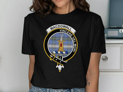Macdowall Vincere Vel Mori Emblem Black Shirt product