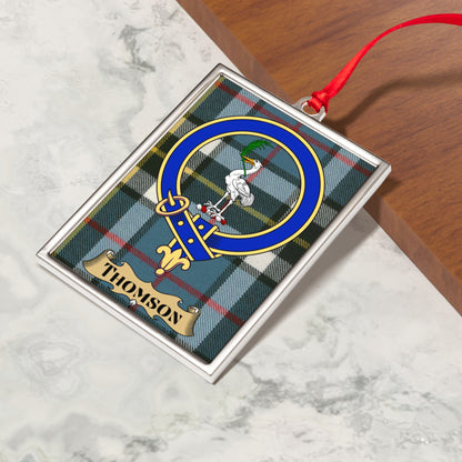 Custom Thomason Family Crest Ornament product type