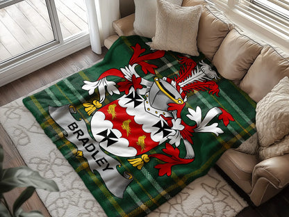 Personalized Family Crest Blanket product