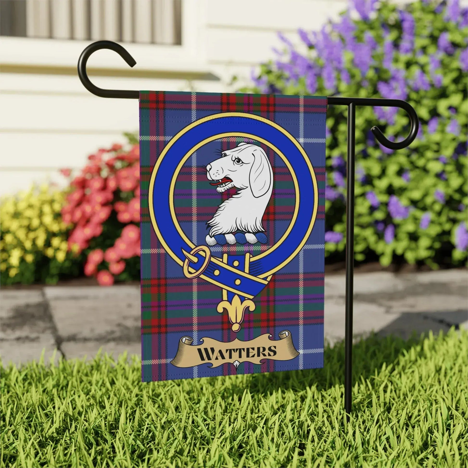 Decorative Custom Garden Flag with Family Crest product