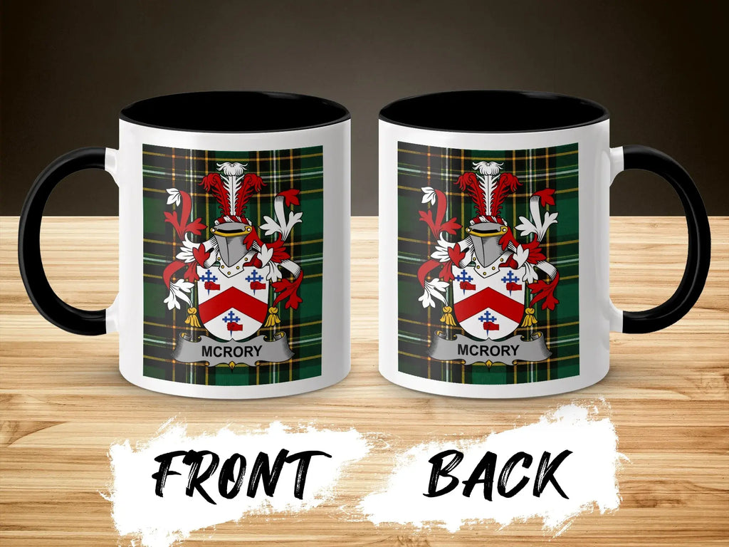 McRory Irish National Tartan ceramic accent mug