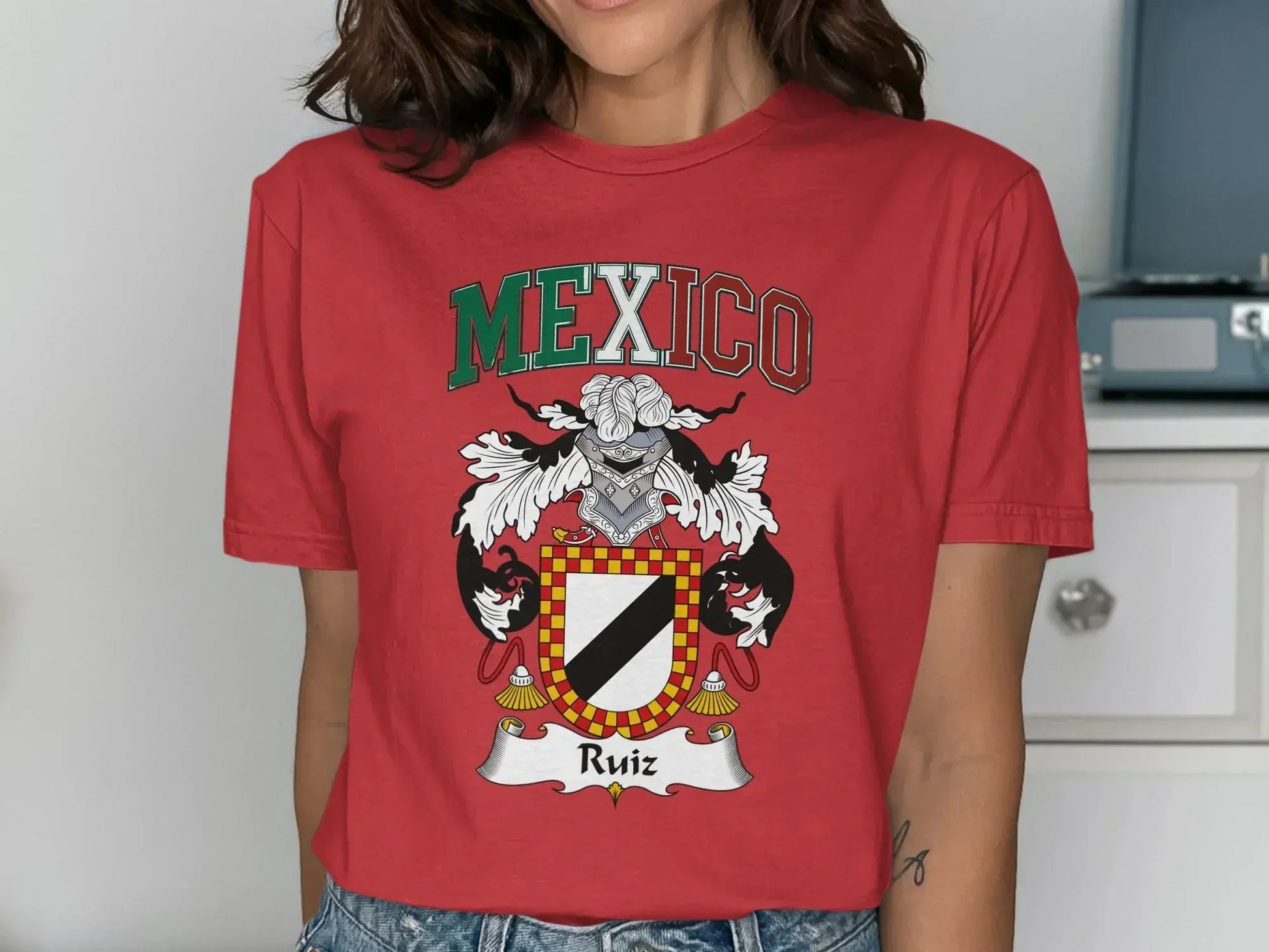 Mexico Ruiz Coat of Arms Graphic T-shirt product type