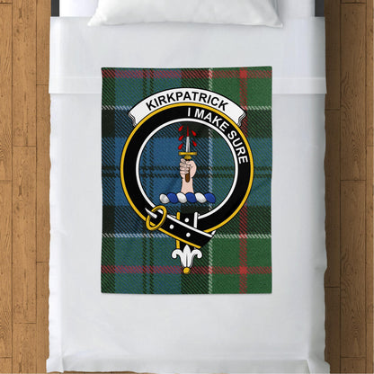 Kirkpatrick Crest I Make Sure Scottish Clan Blanket - Living Stone Gifts