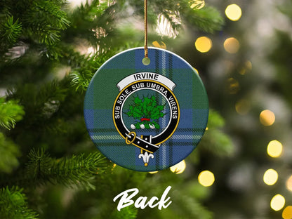 Irvine Tartan Pattern Christmas Tree Ornament product type