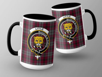 Scottish Clan Little Tartan with Crest Design Mug - Living Stone Gifts