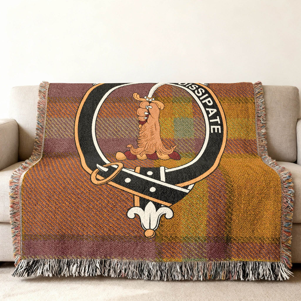 Clan Crest Dissipate Graphic Throw Blanket