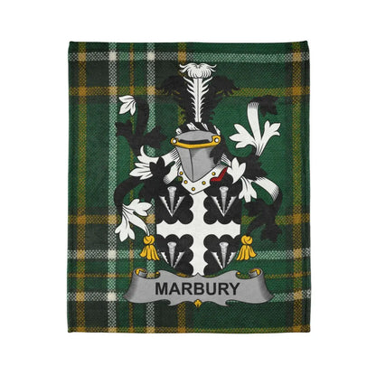 Marbury Green and Black Tartan Blanket product type