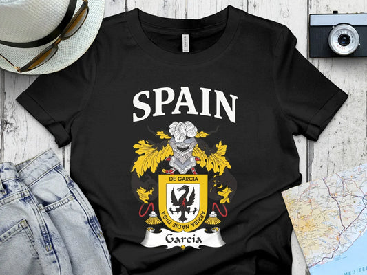 Spain De Garcia Coat of Arms Graphic T-Shirt product type