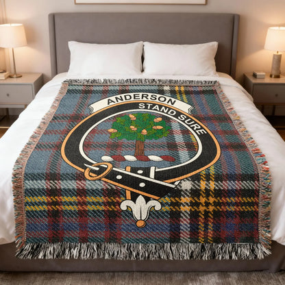 Anderson Stand Sure Plaid Design Throw Blanket