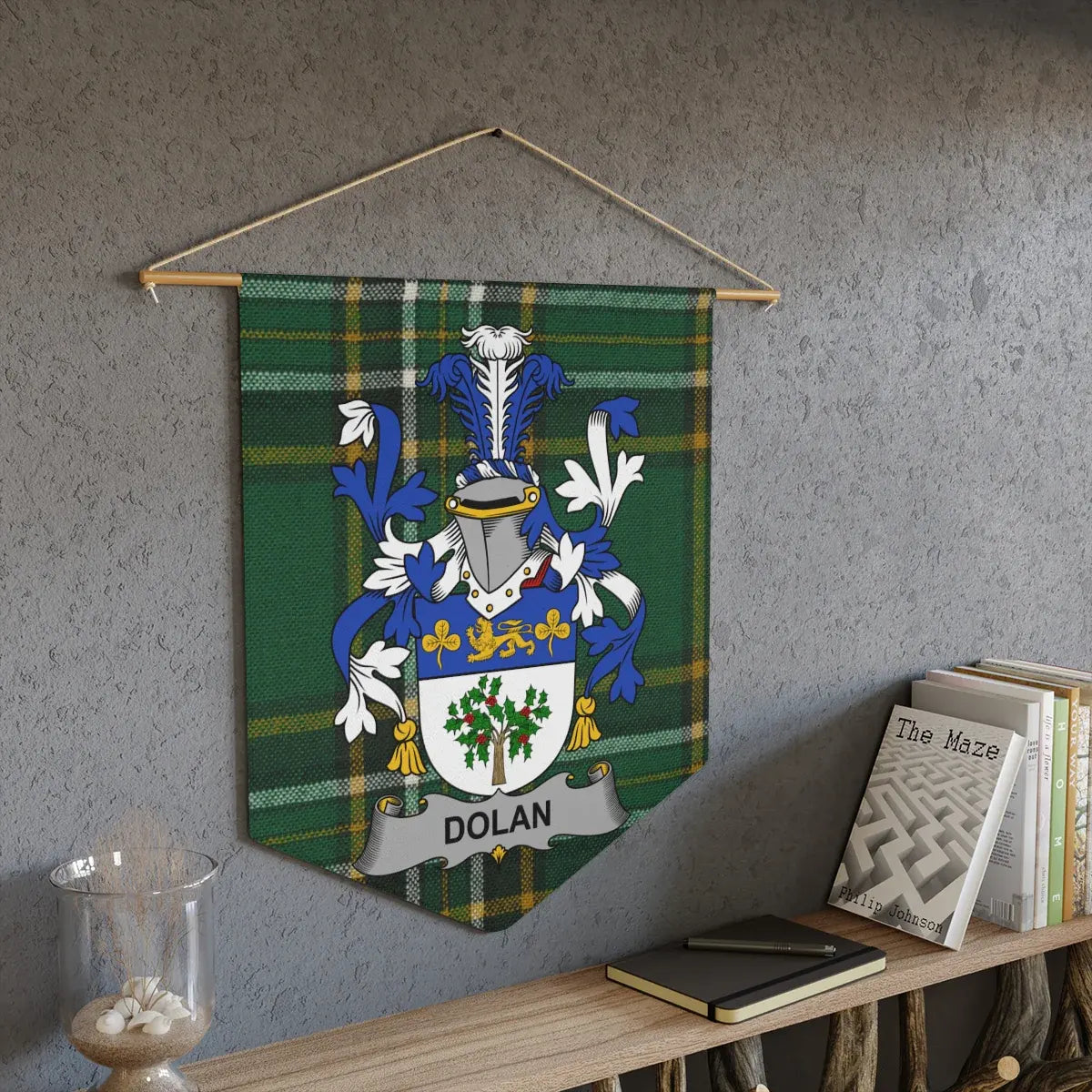 Dolan Family Crest Wall Hanging Display product