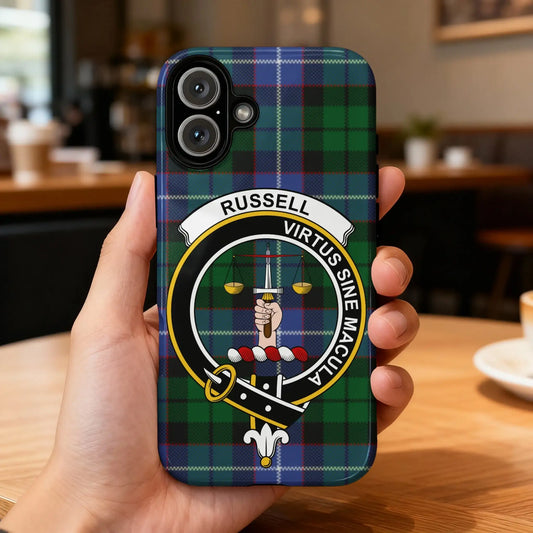 Russell Virtus Sine Macula Tartan Phone Case