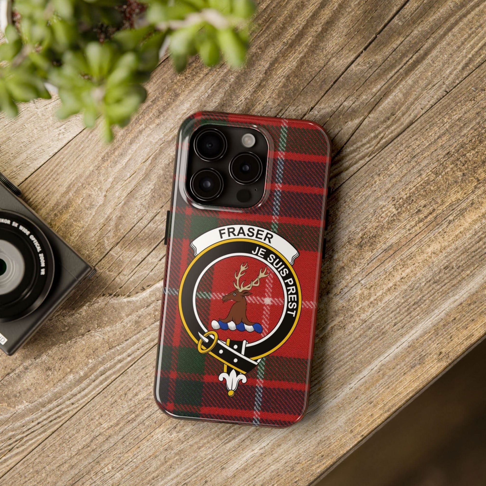 Fraser Clan Scottish Tartan Cell Phone Case - Celtic Ancestry Gifts