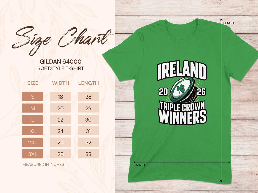 Ireland 20 26 Triple Crown Winners Softstyle T-shirt product type