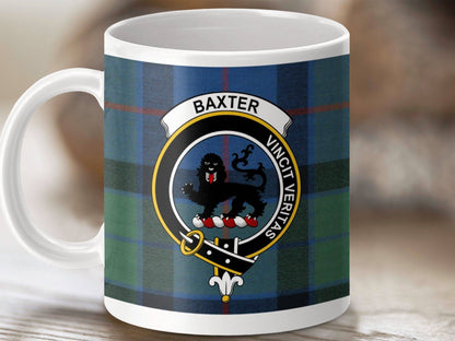 Scottish Tartan Mug with Family Crest Design product type