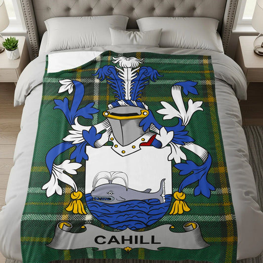 Family Crest With Whale Emblem Bedding Product