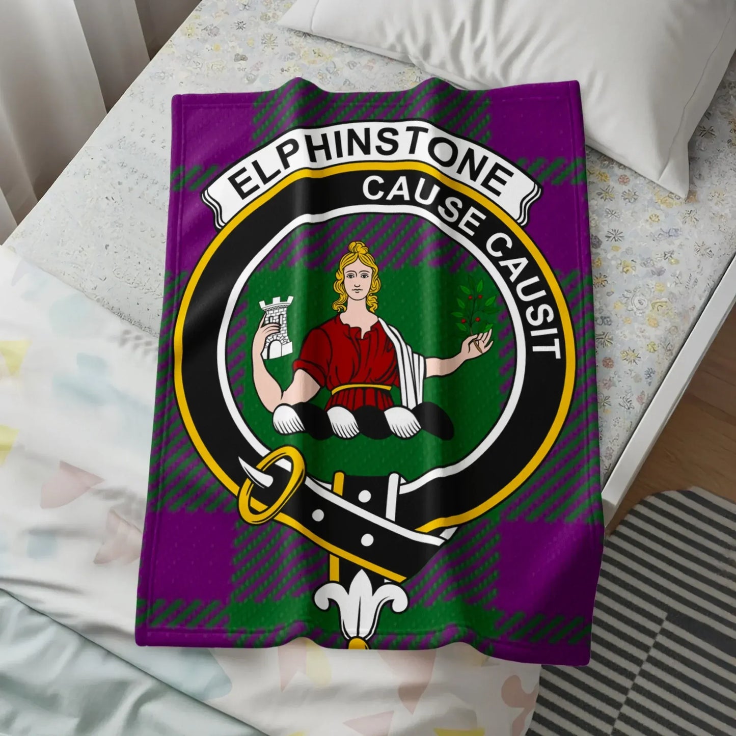 Elphinstone Cause Causit Emblem Design Blanket product