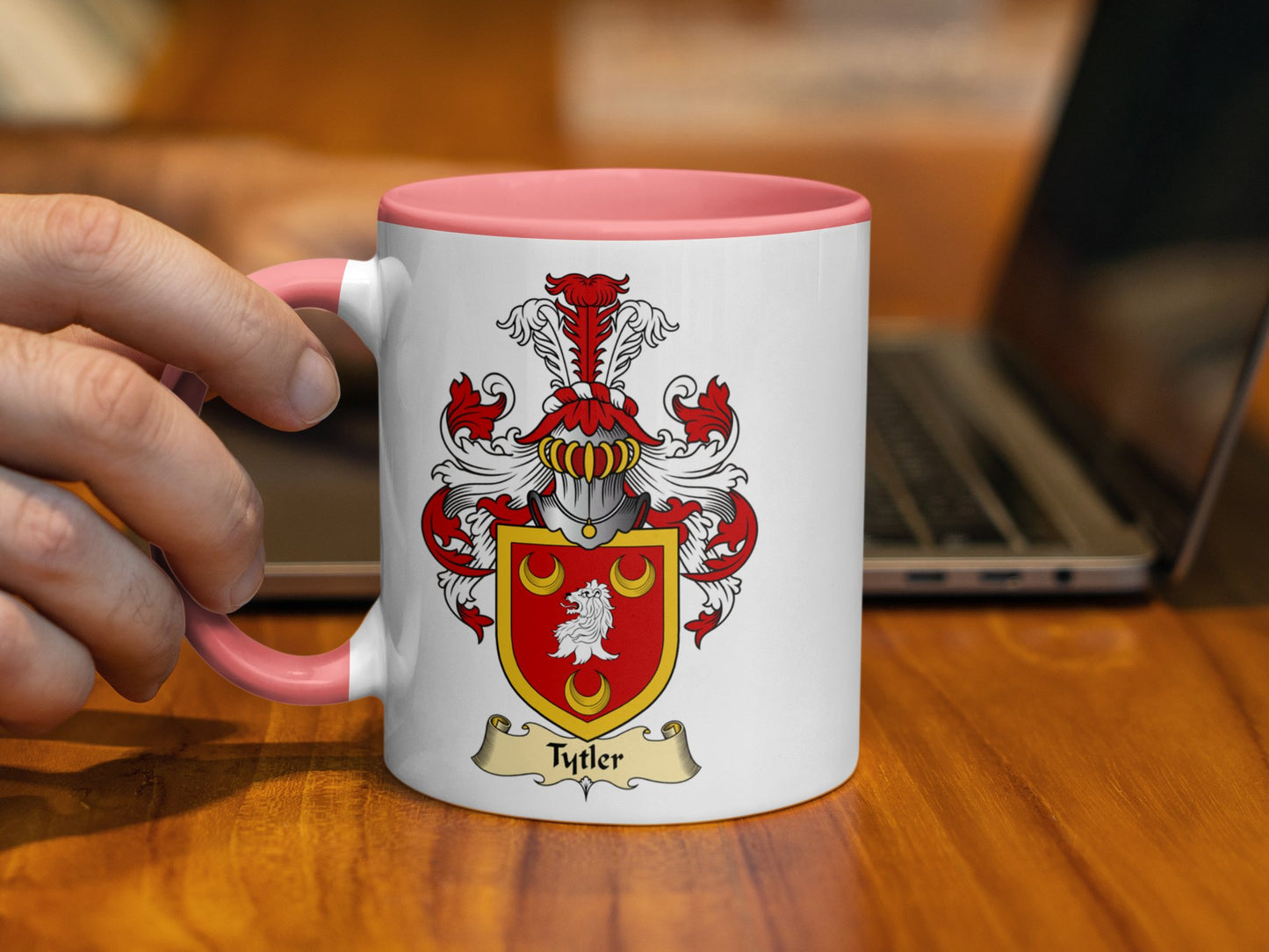 Clan Tytler Scottish Coat of Arms Family Emblem Mug - Living Stone Gifts