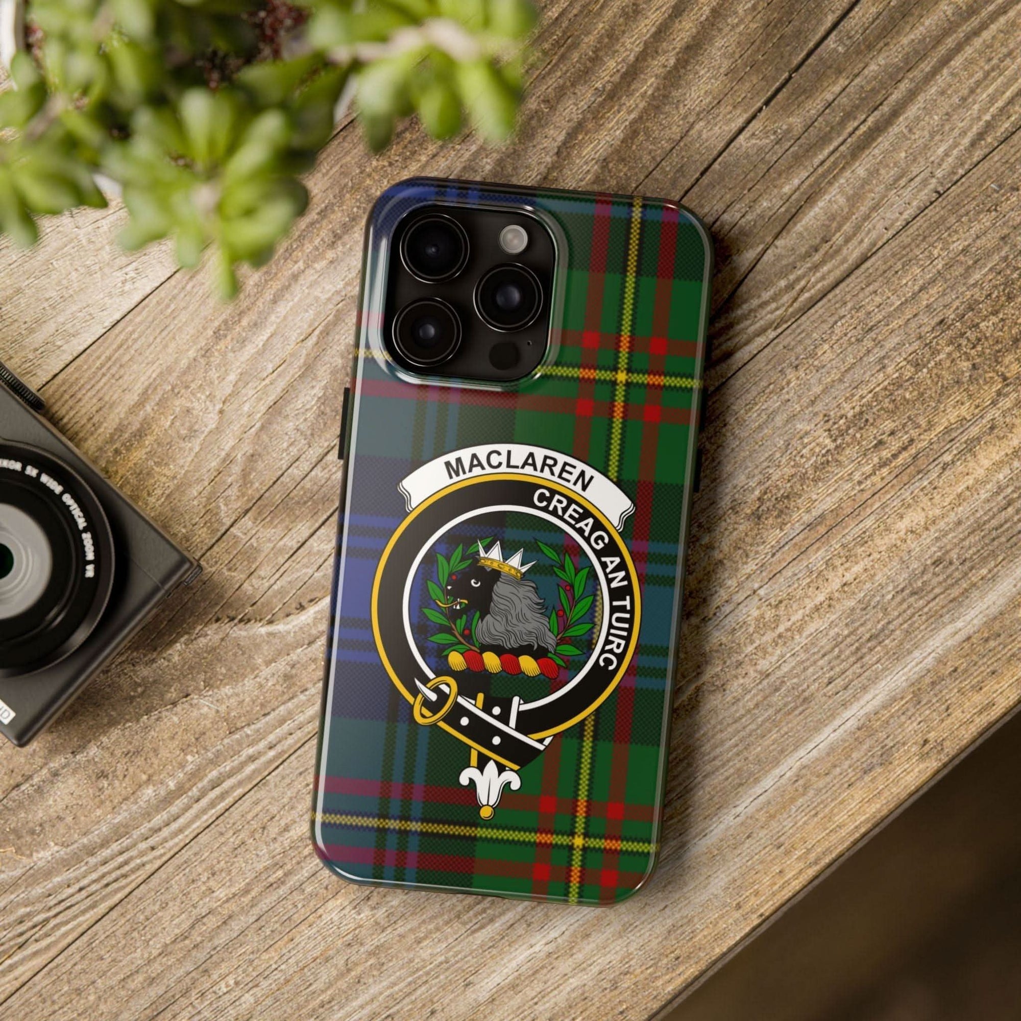 Maclaren Clan Scottish Tartan Cell Phone Case - Celtic Ancestry Gifts