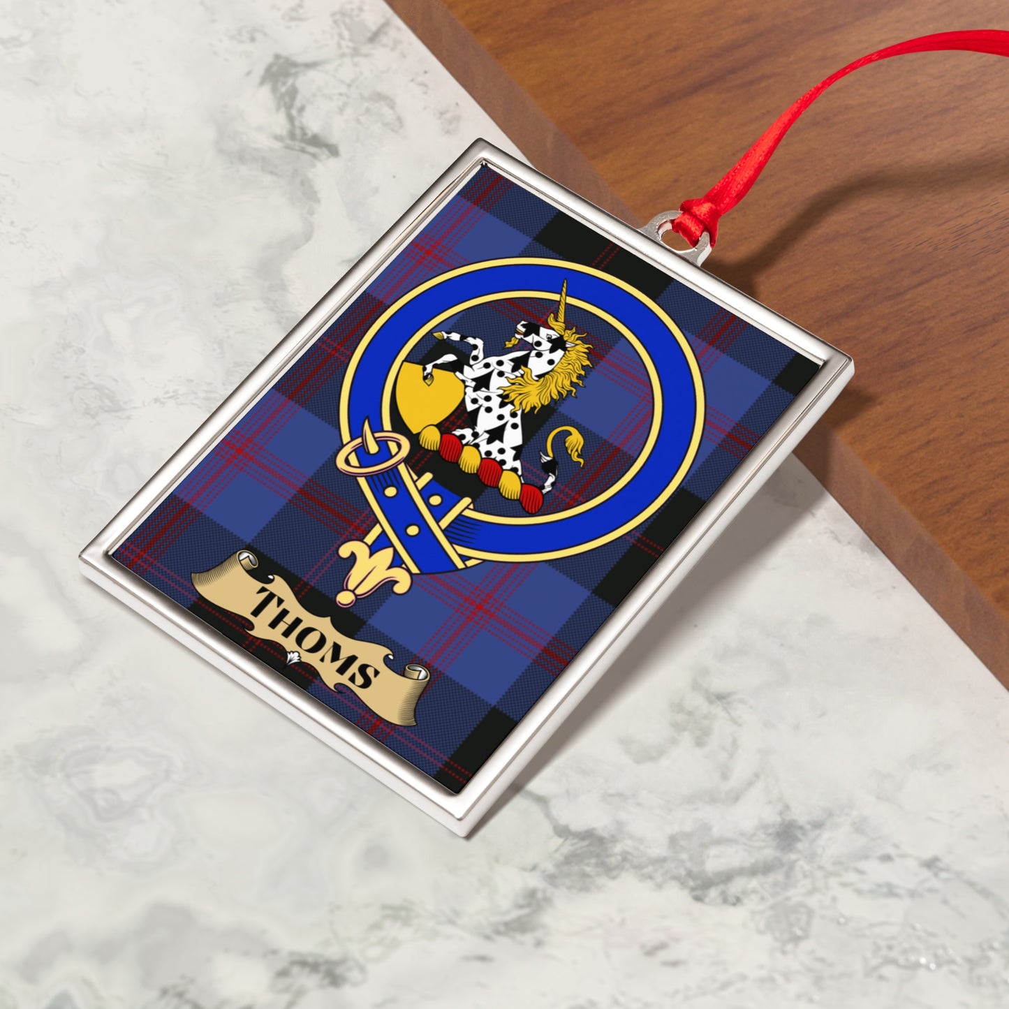 Scottish Lion Personalized Family Name Ornament product type