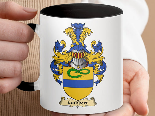 Cuthbert Scottish Clan Coat of Arms Emblem Mug - Living Stone Gifts