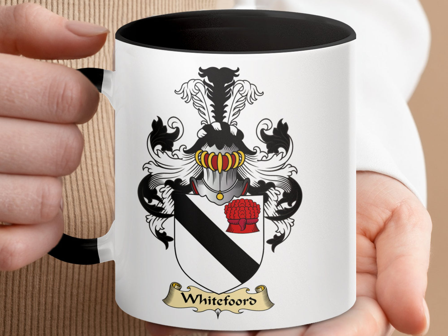 Whitford Scottish Coat of Arms Mug - Living Stone Gifts