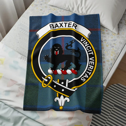 Baxter Vincit Veritas Tartan Throw Blanket product