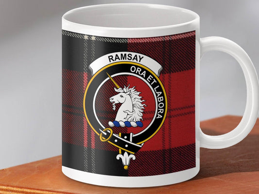 Unique Ramsay Tartan Custom Mug for Any Hot Beverage Product