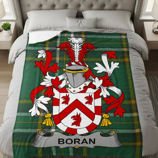 Boran Tartan Pattern Throw Blanket product