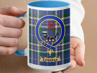 Clan Campbell Scottish Tartan Crest Mug - Living Stone Gifts