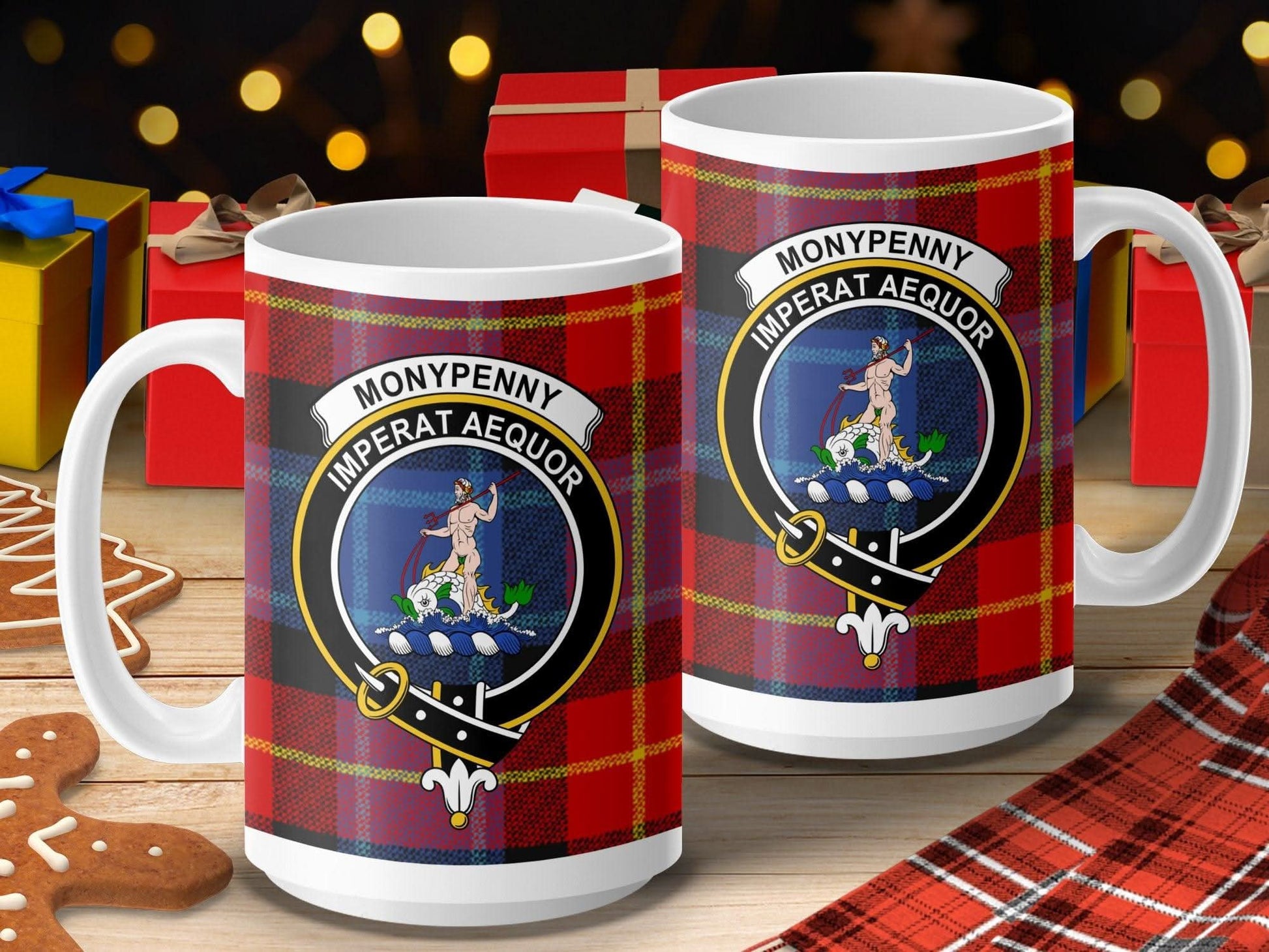 Holiday Plaid Moneypenny Imperat Aequor Mug product