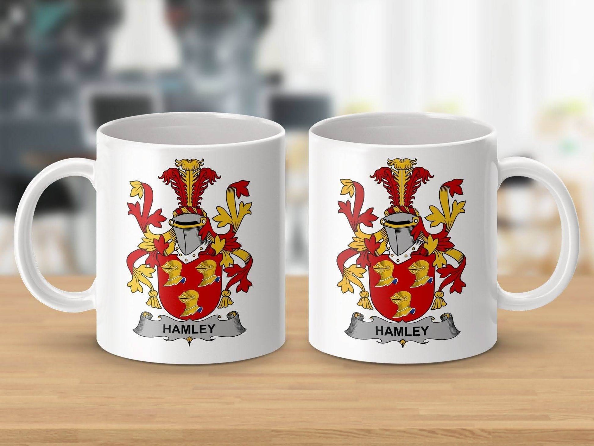 Hamley Surname Irish Family Crest Gift Idea Novelty mug - Celtic Ancestry Gifts