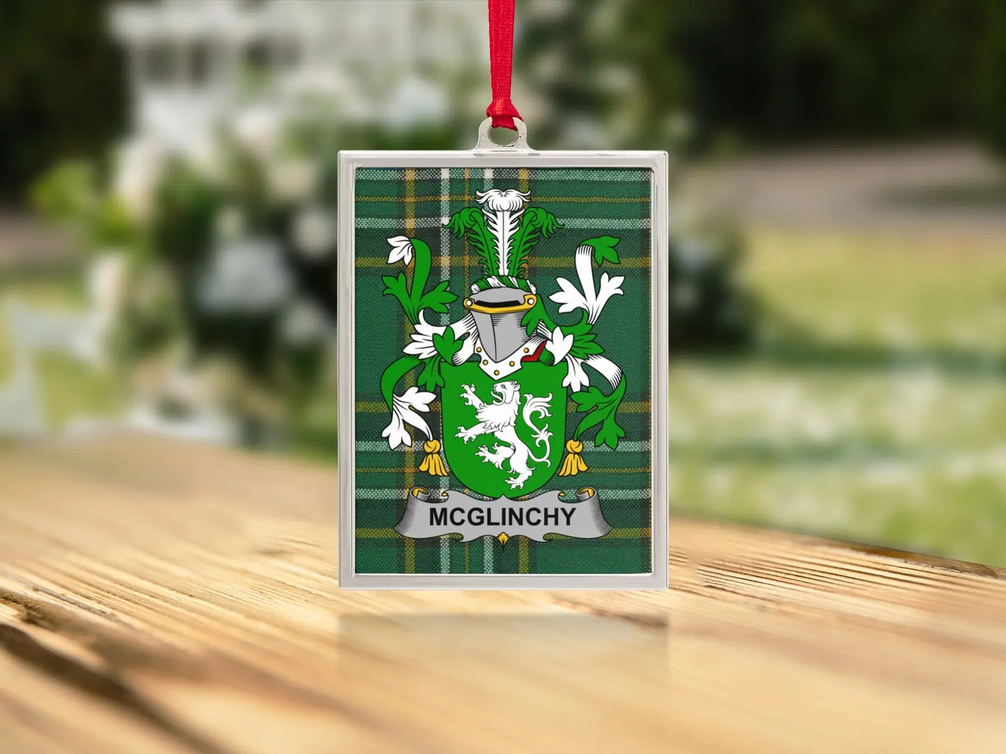 McGlinchy Family Crest Tartan Background product