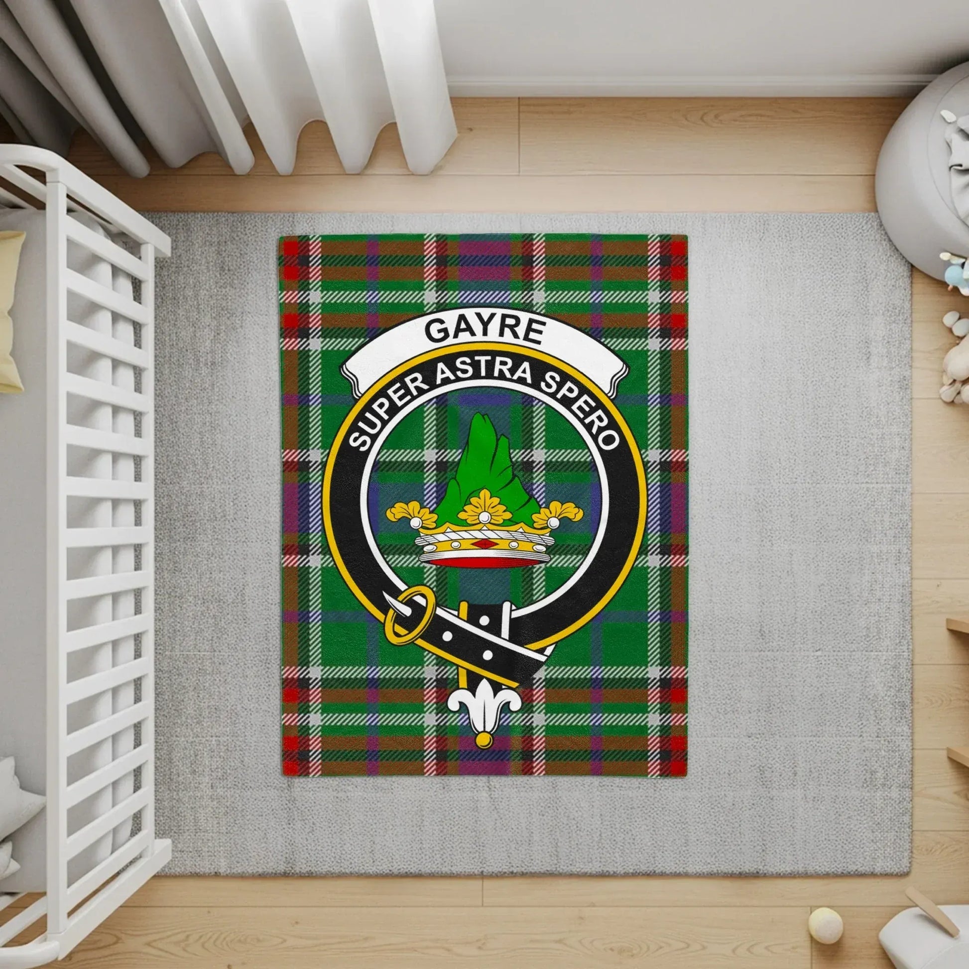 Super Astra Spero Gayre Clan Badge Tartan product type