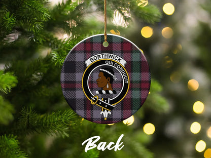 Borthwick Qui Conducit Festive Christmas Ornament product type
