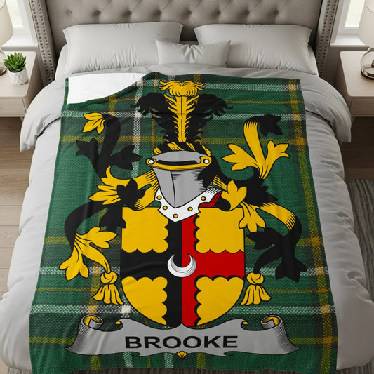 Cozy Brooke Family Crest Blanket product type