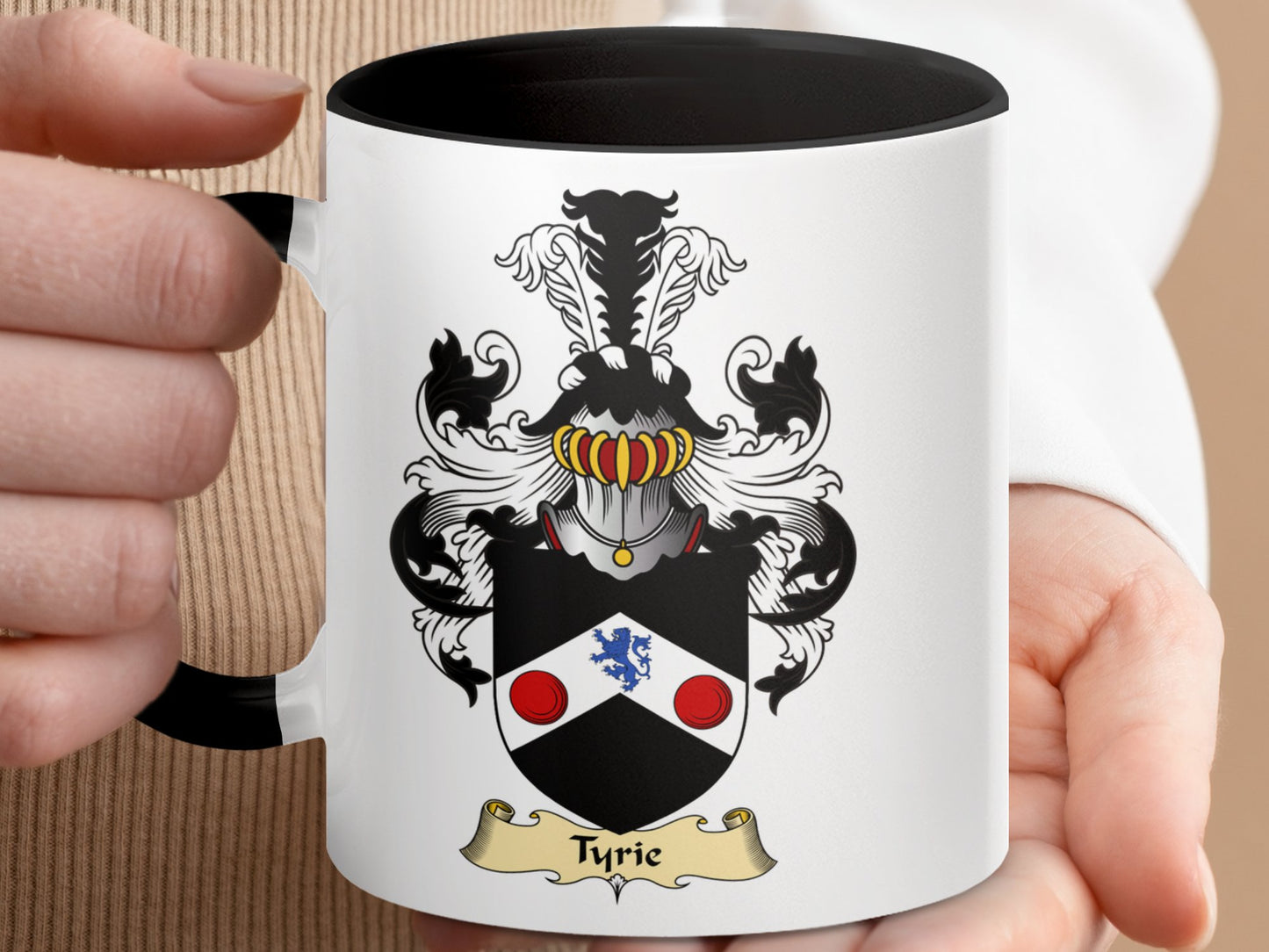 Tyrie Family Scottish Coat of Arms Mug - Living Stone Gifts