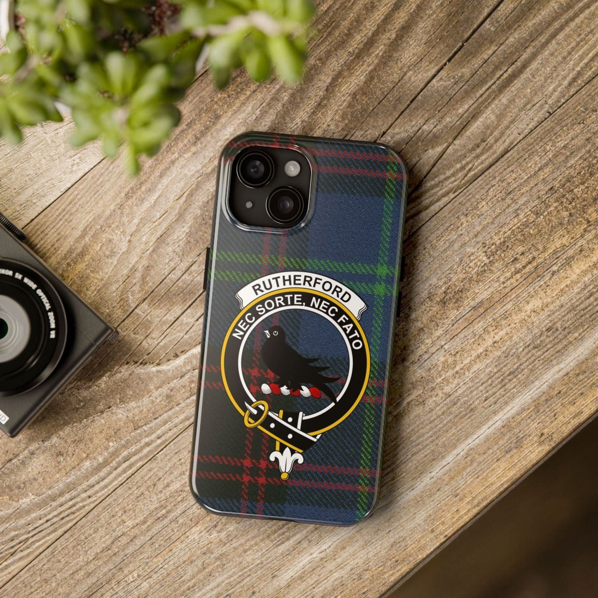 Rutherford Clan Scottish Tartan Cell Phone Case - Celtic Ancestry Gifts