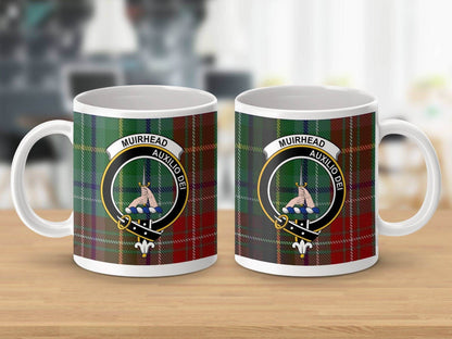 Clan Muirhead Family Crest Plaid Pattern Coffee Mug product