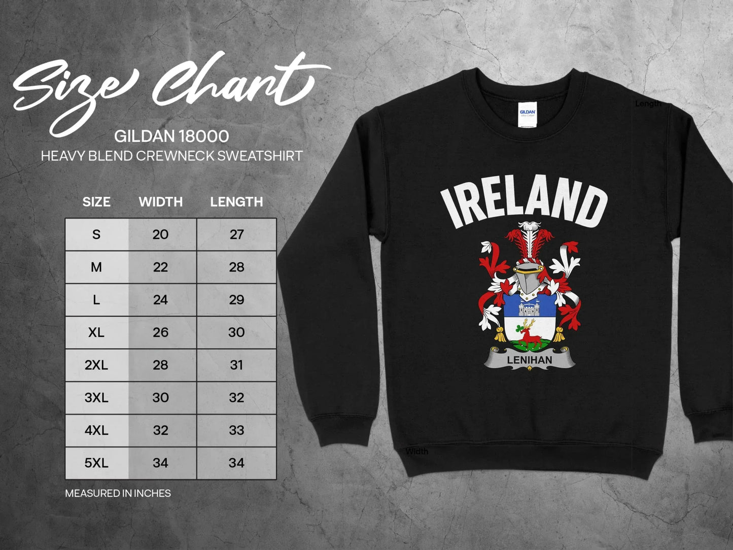 Ireland Lenihan Crest Design Crewneck Sweatshirt product