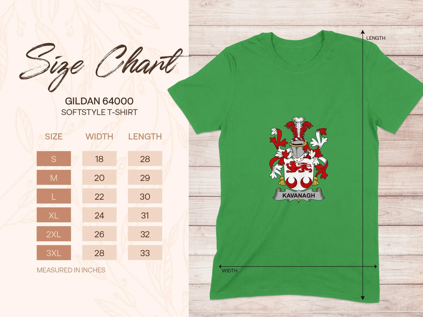 Kavanagh Family Crest Gildan Softstyle T-Shirt product