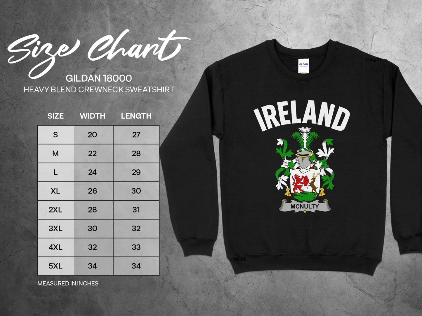 Ireland McNulty Heavy Blend Crewneck Sweatshirt product