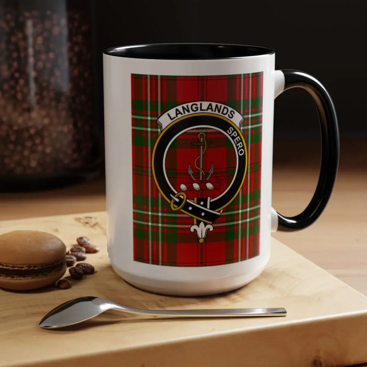 Langlands Spero Emblem Tartan Design Mug